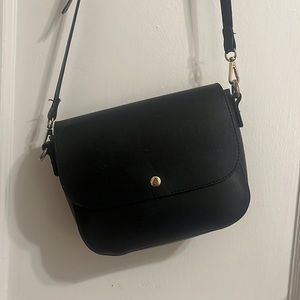 Black crossbody purse
